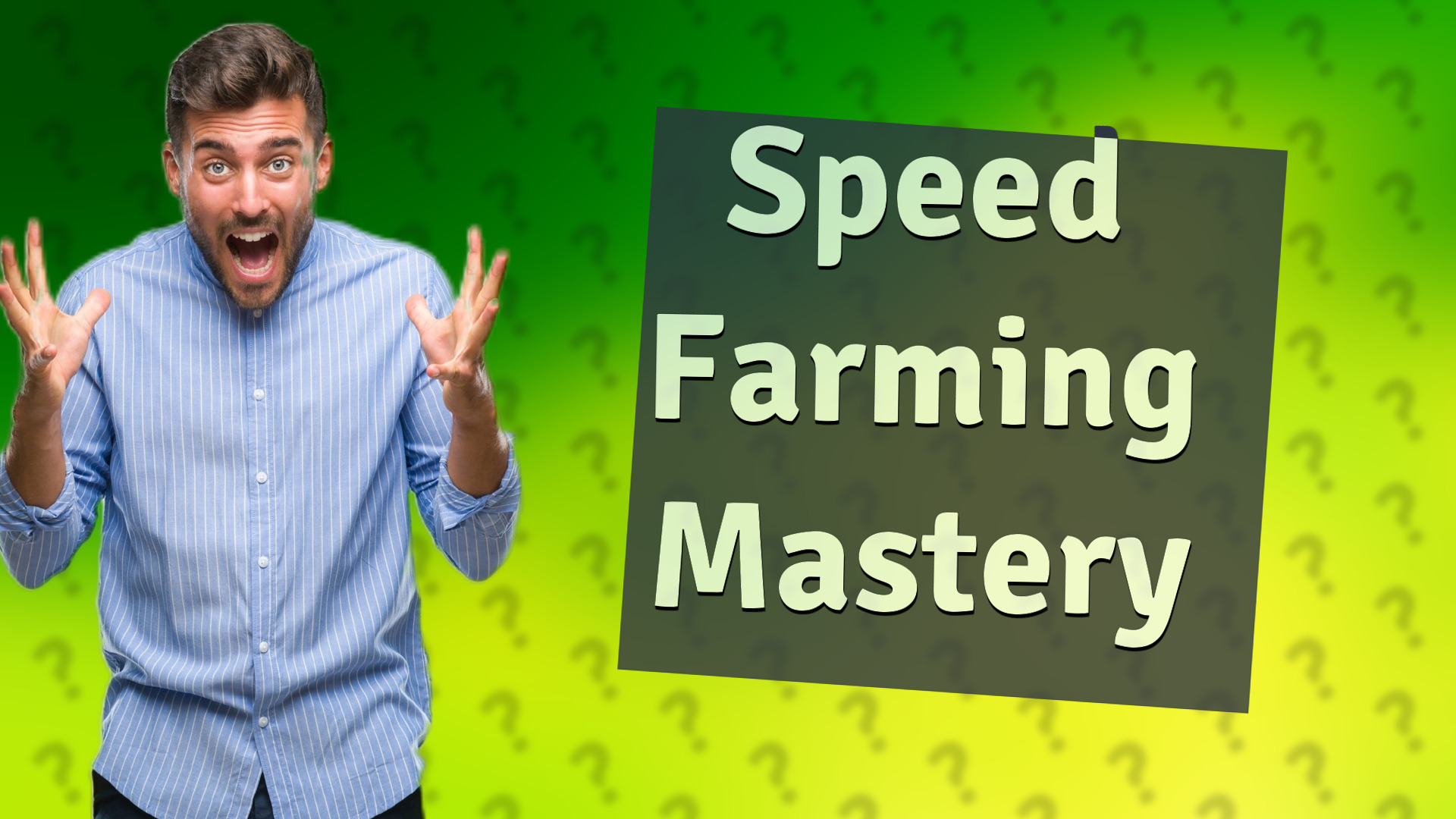 Speed Farming Mastery