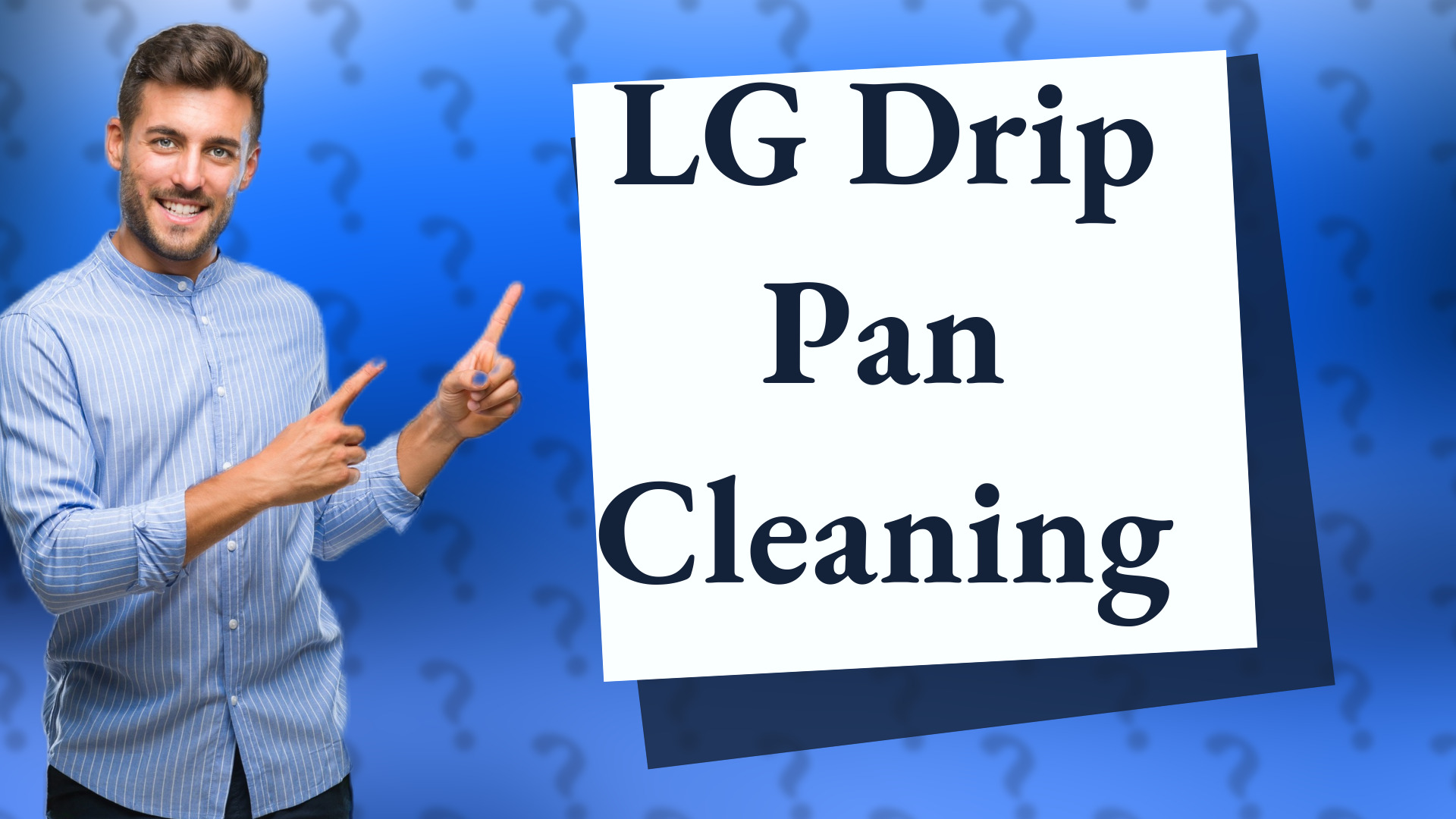 LG Drip Pan Cleaning