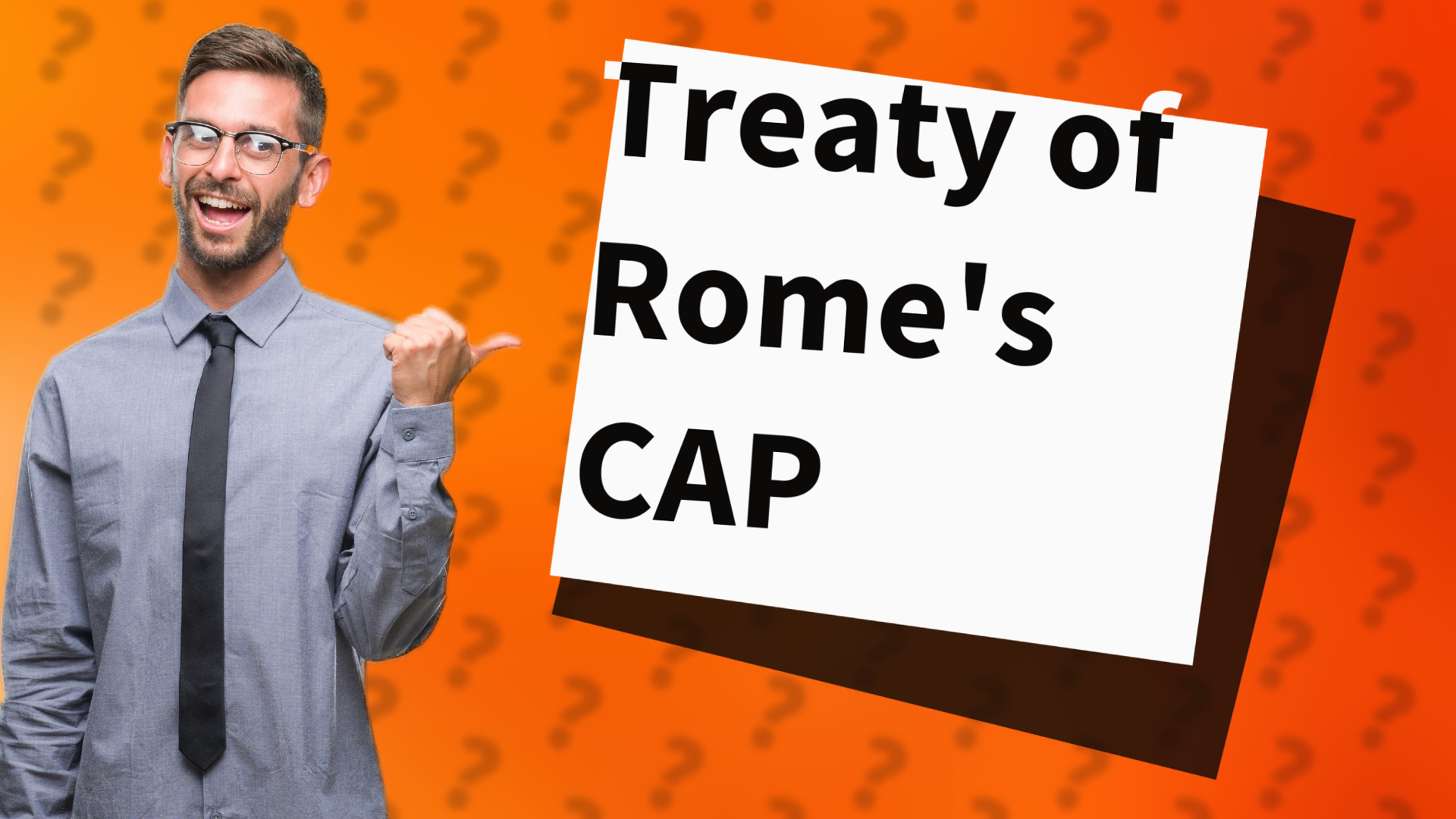 Treaty of Rome's CAP