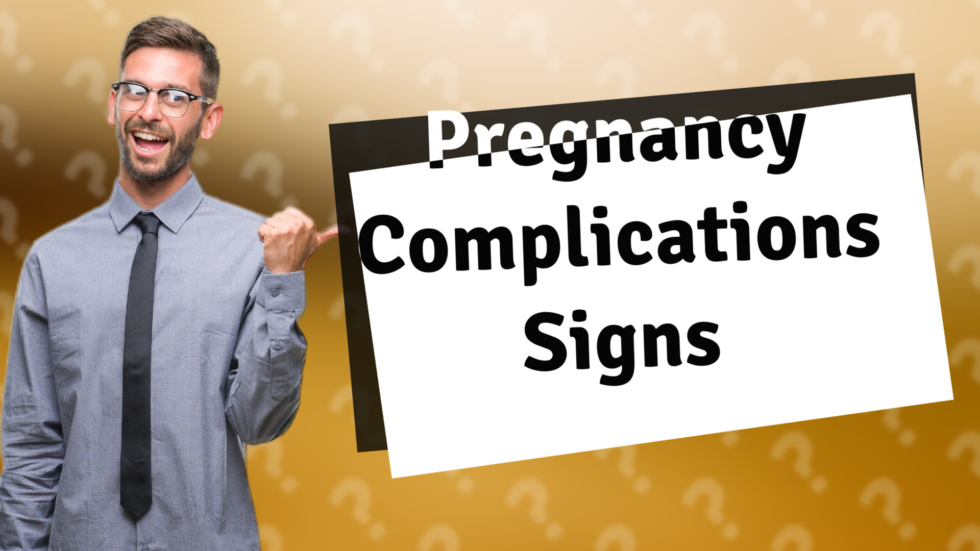 Pregnancy Complications Signs