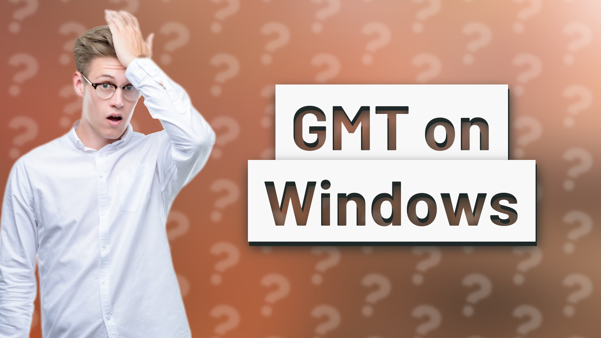 GMT on Windows