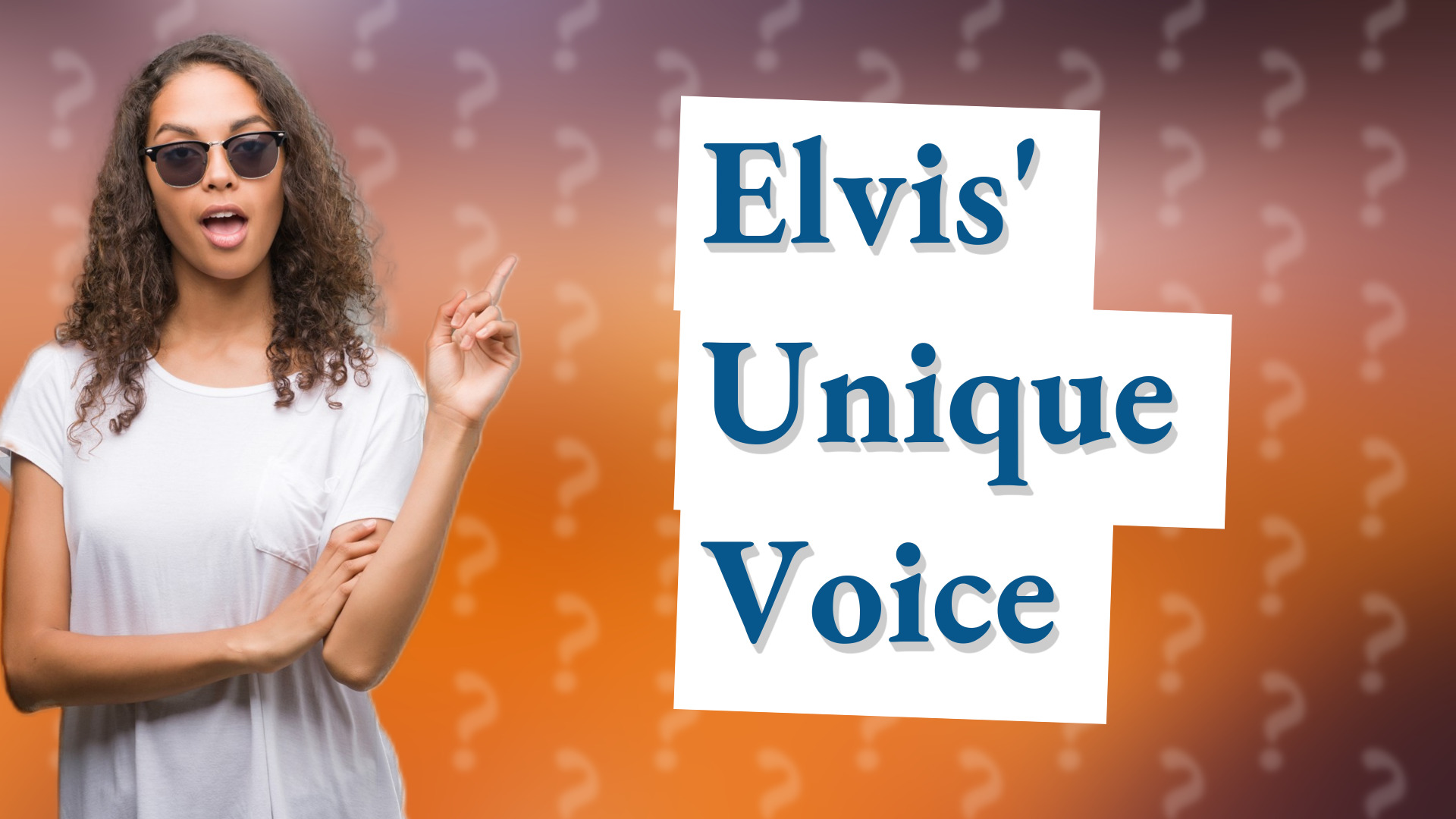 Elvis' Unique Voice