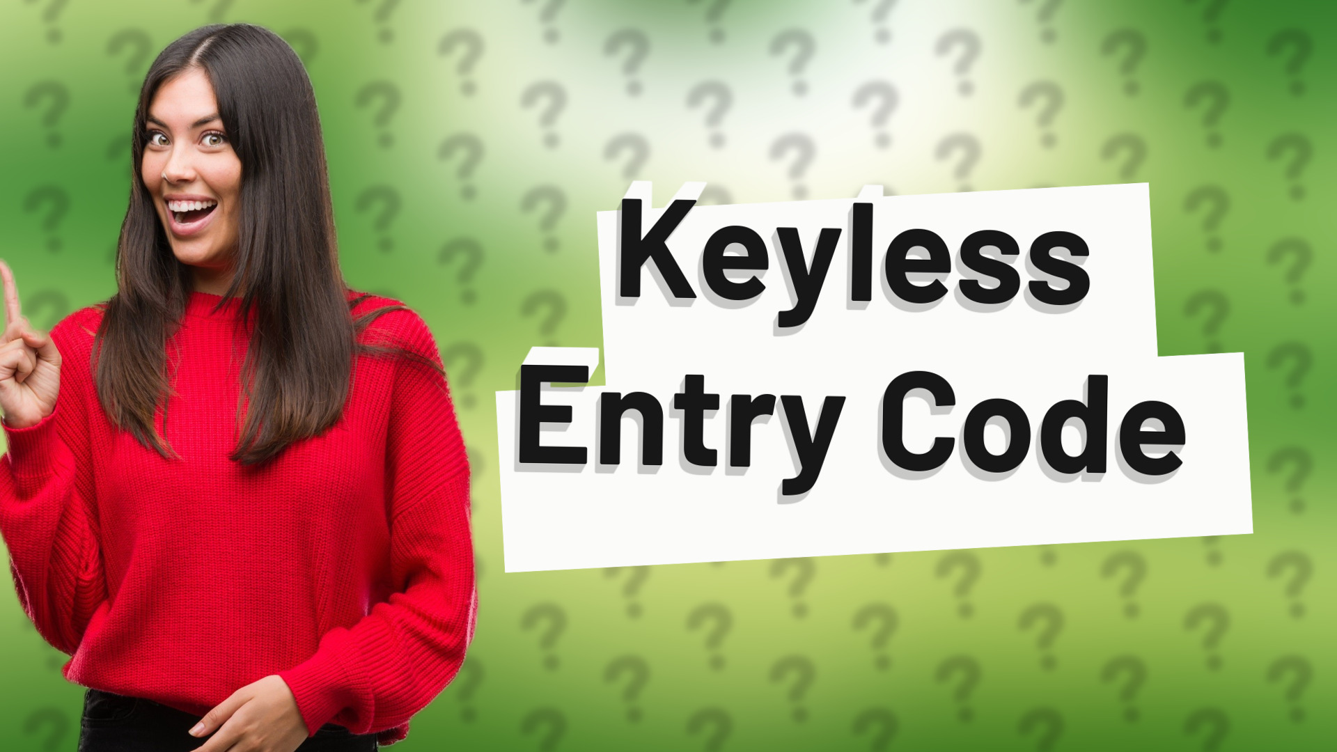 Keyless Entry Code