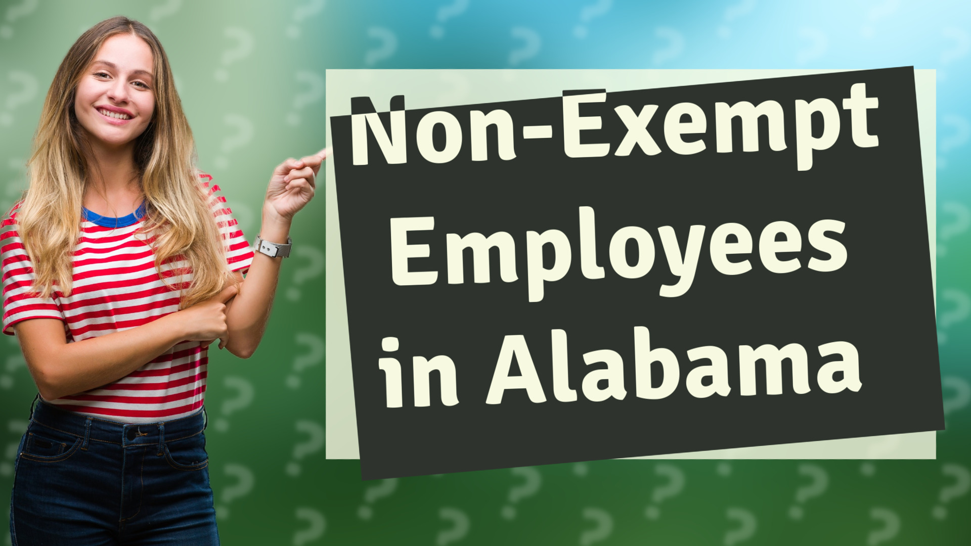 Non-Exempt Employees in Alabama