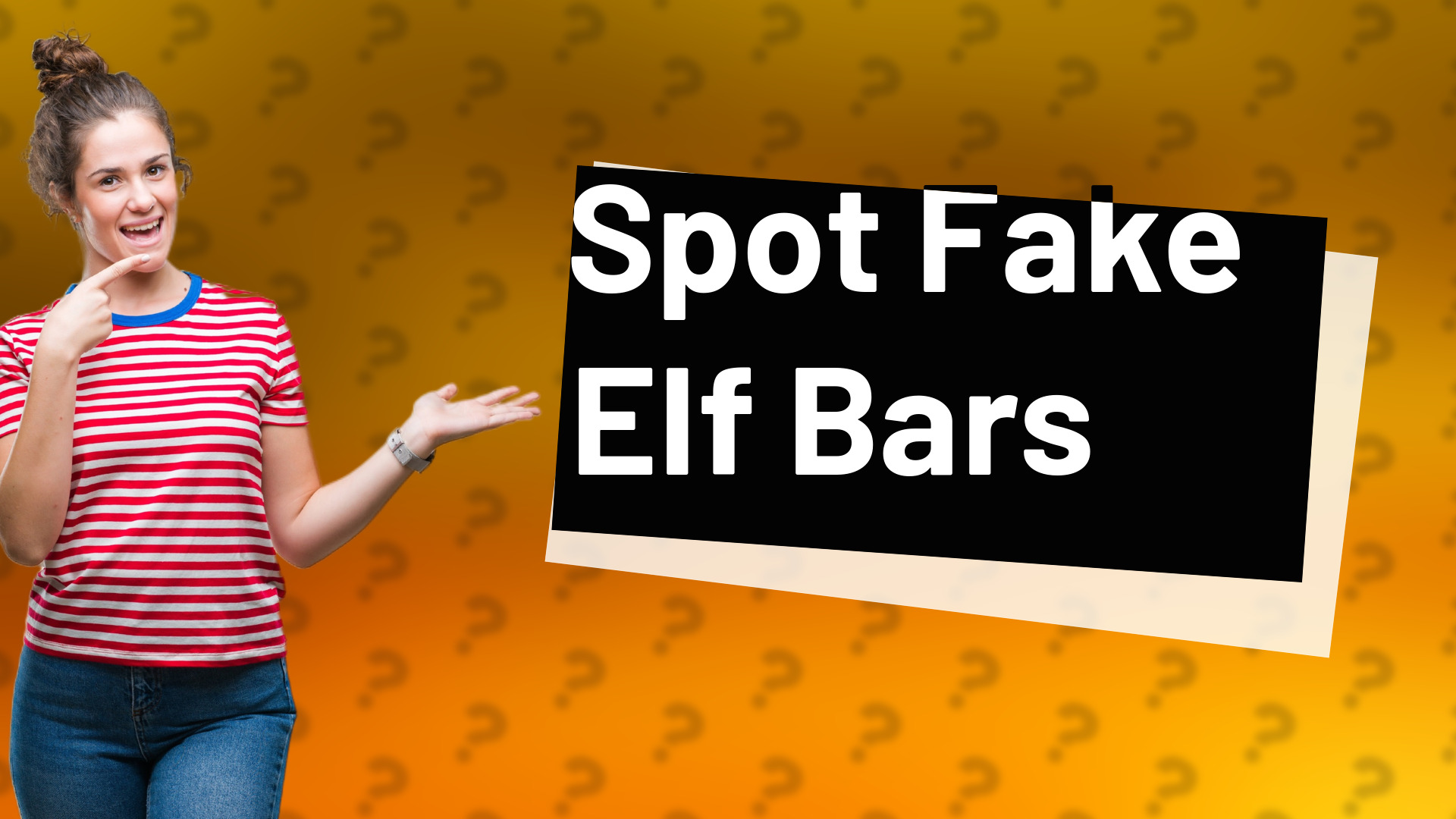 Spot Fake Elf Bars