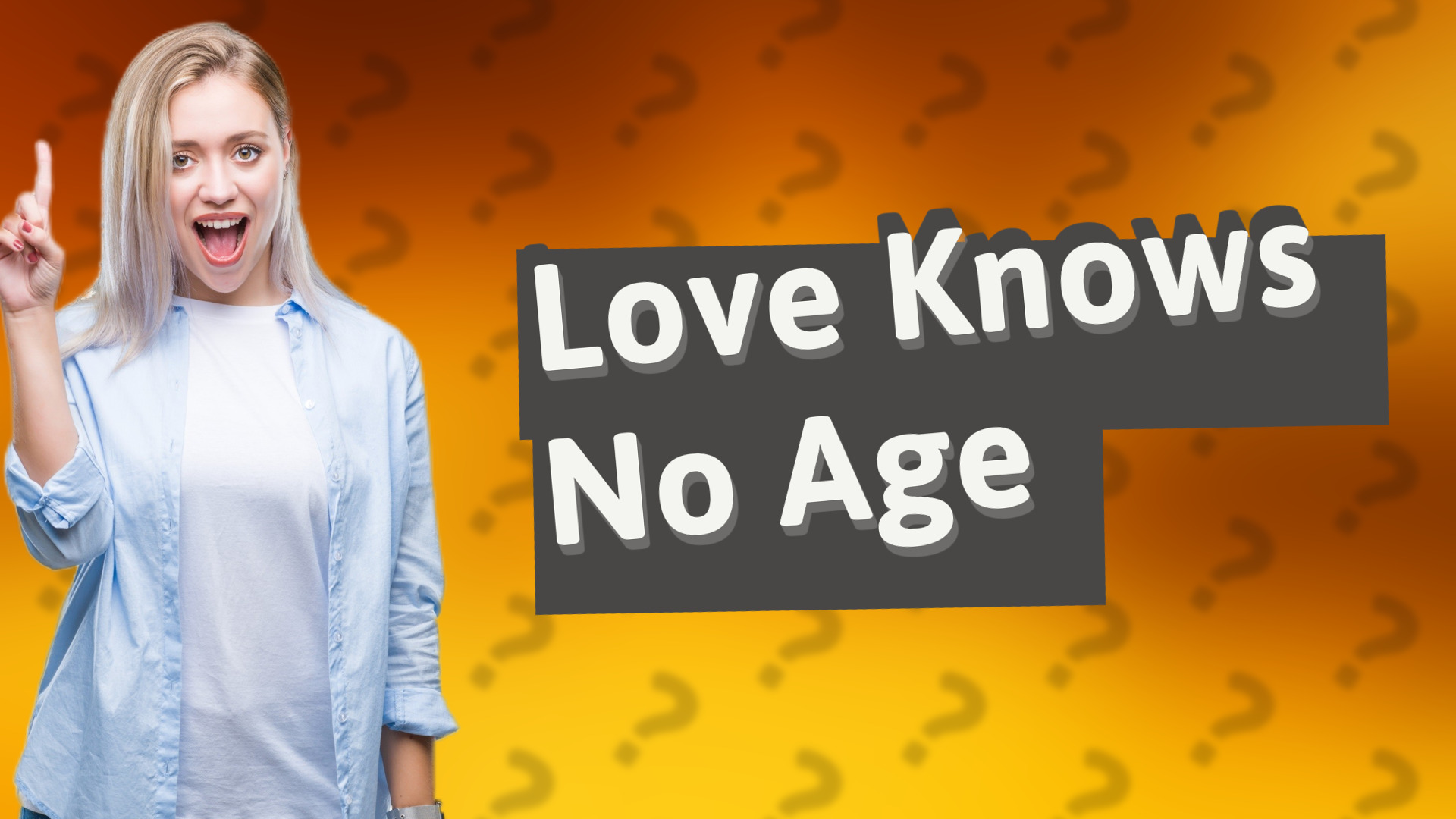 Love Knows No Age