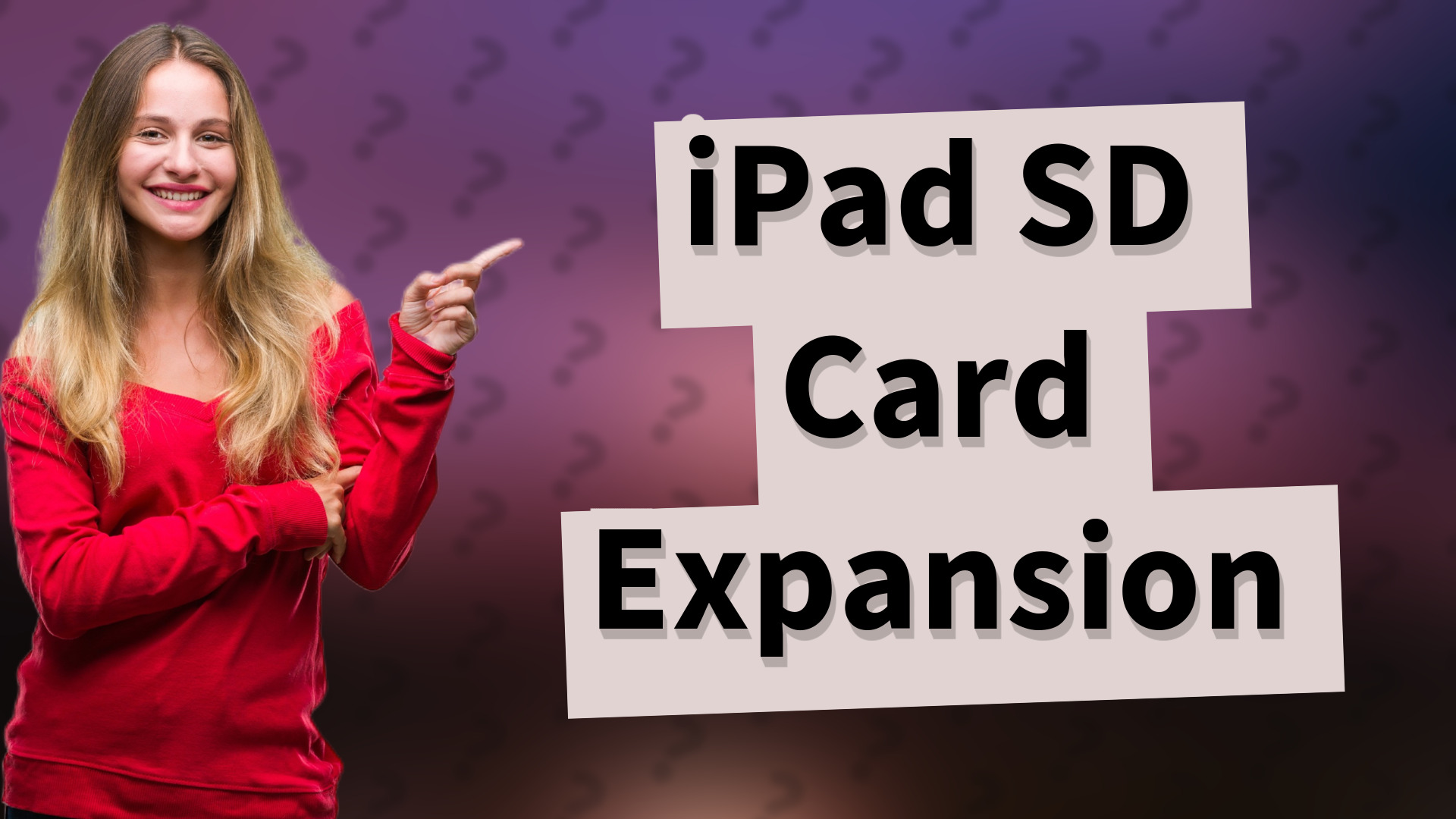 iPad SD Card Expansion