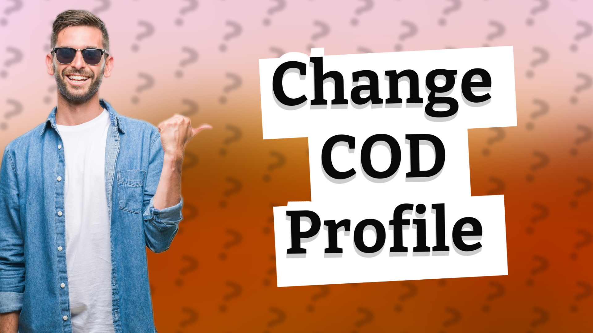 Change COD Profile