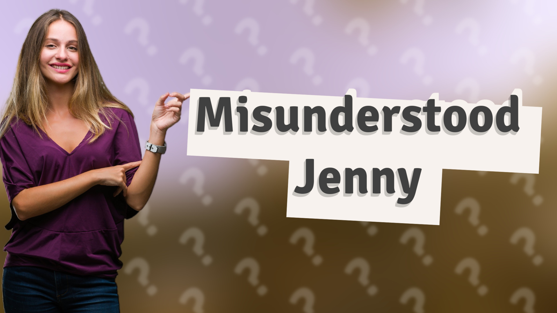 Misunderstood Jenny