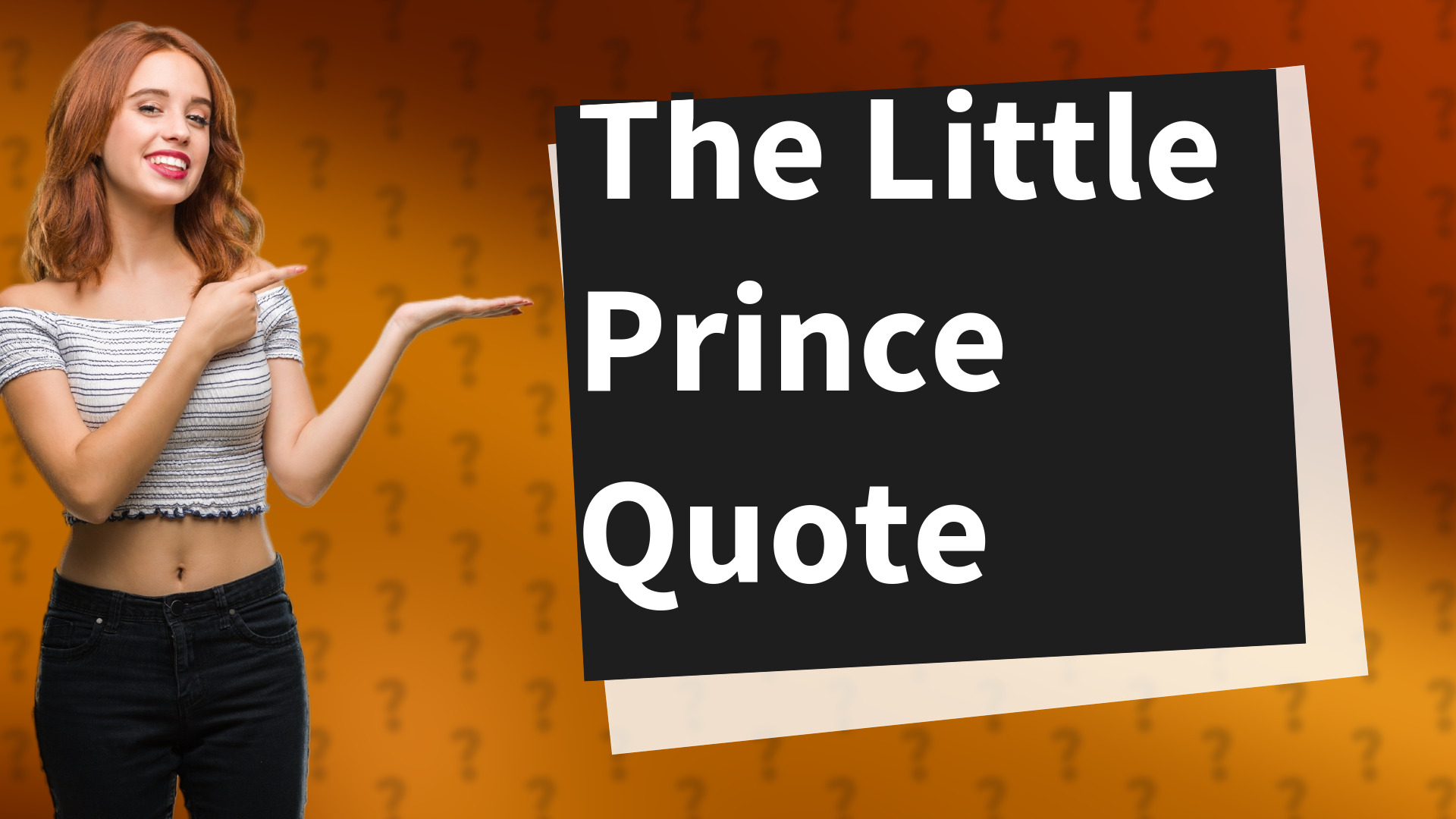The Little Prince Quote