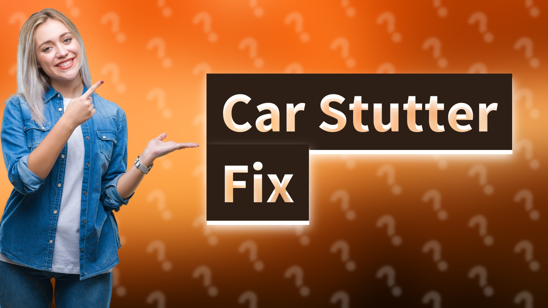 Car Stutter Fix