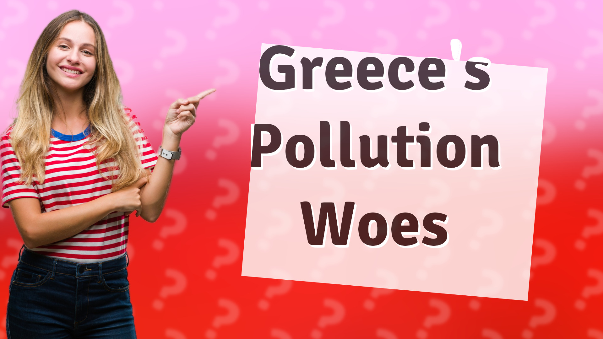Greece's Pollution Woes