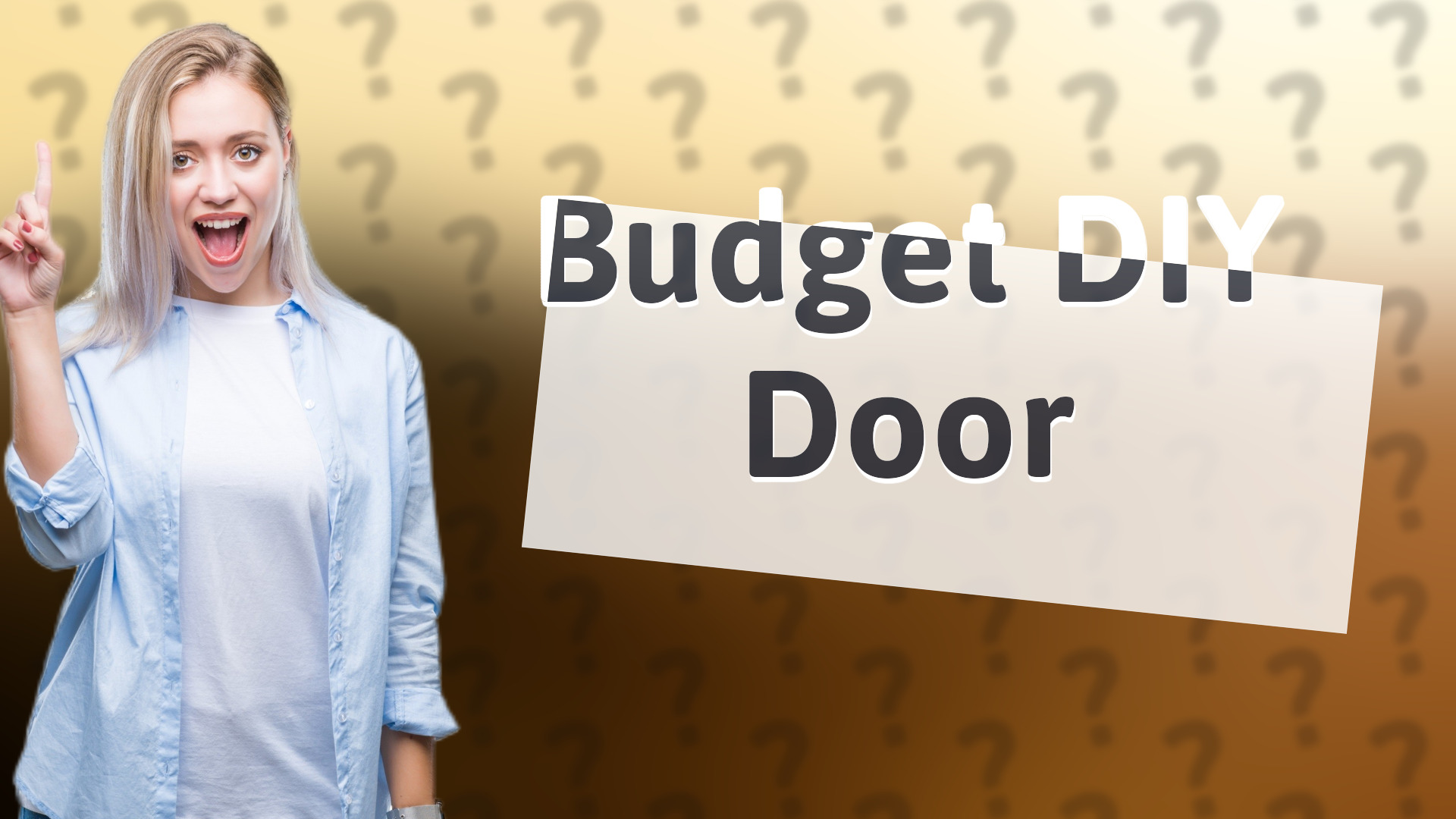 Budget DIY Door