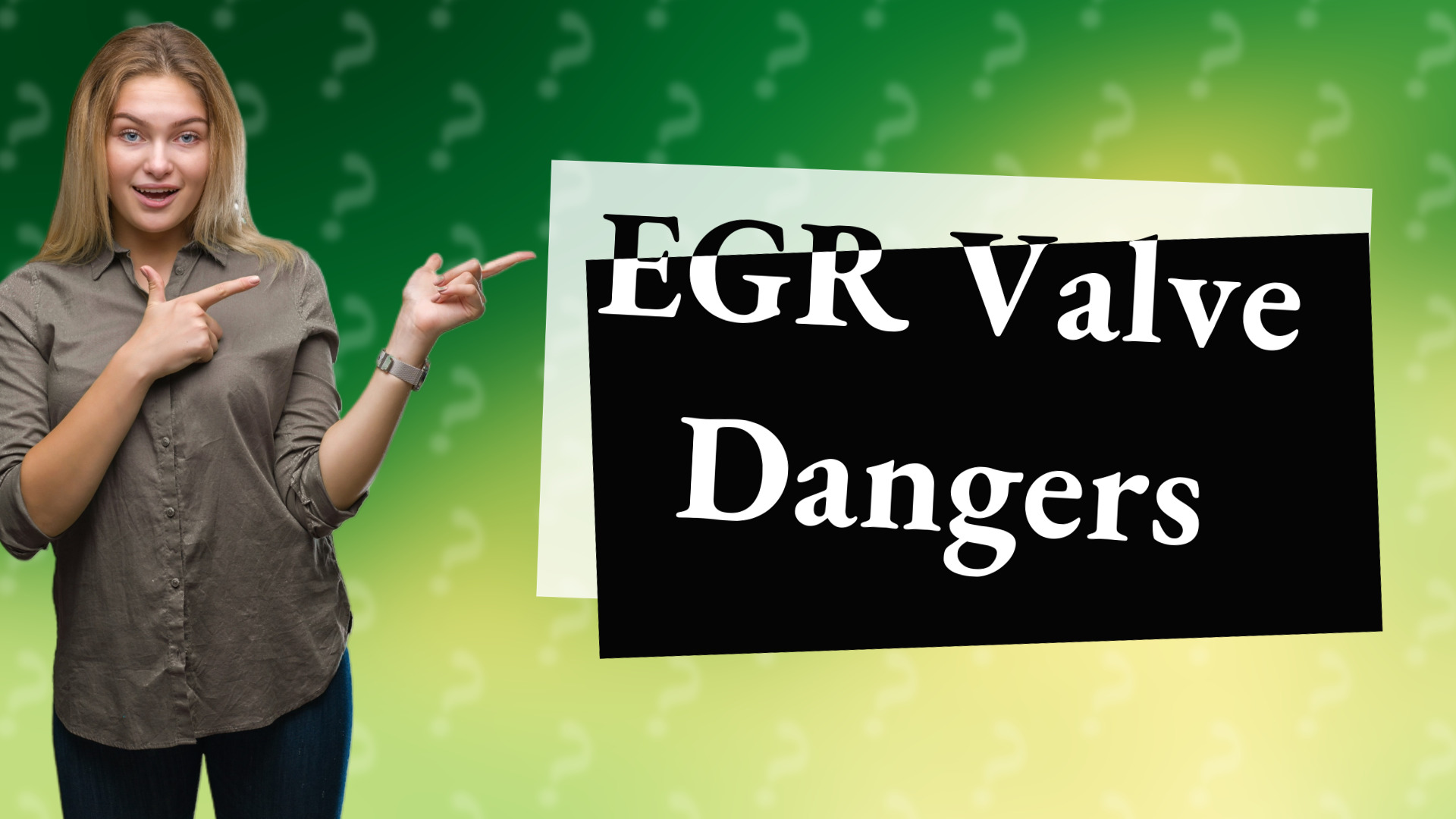 EGR Valve Dangers