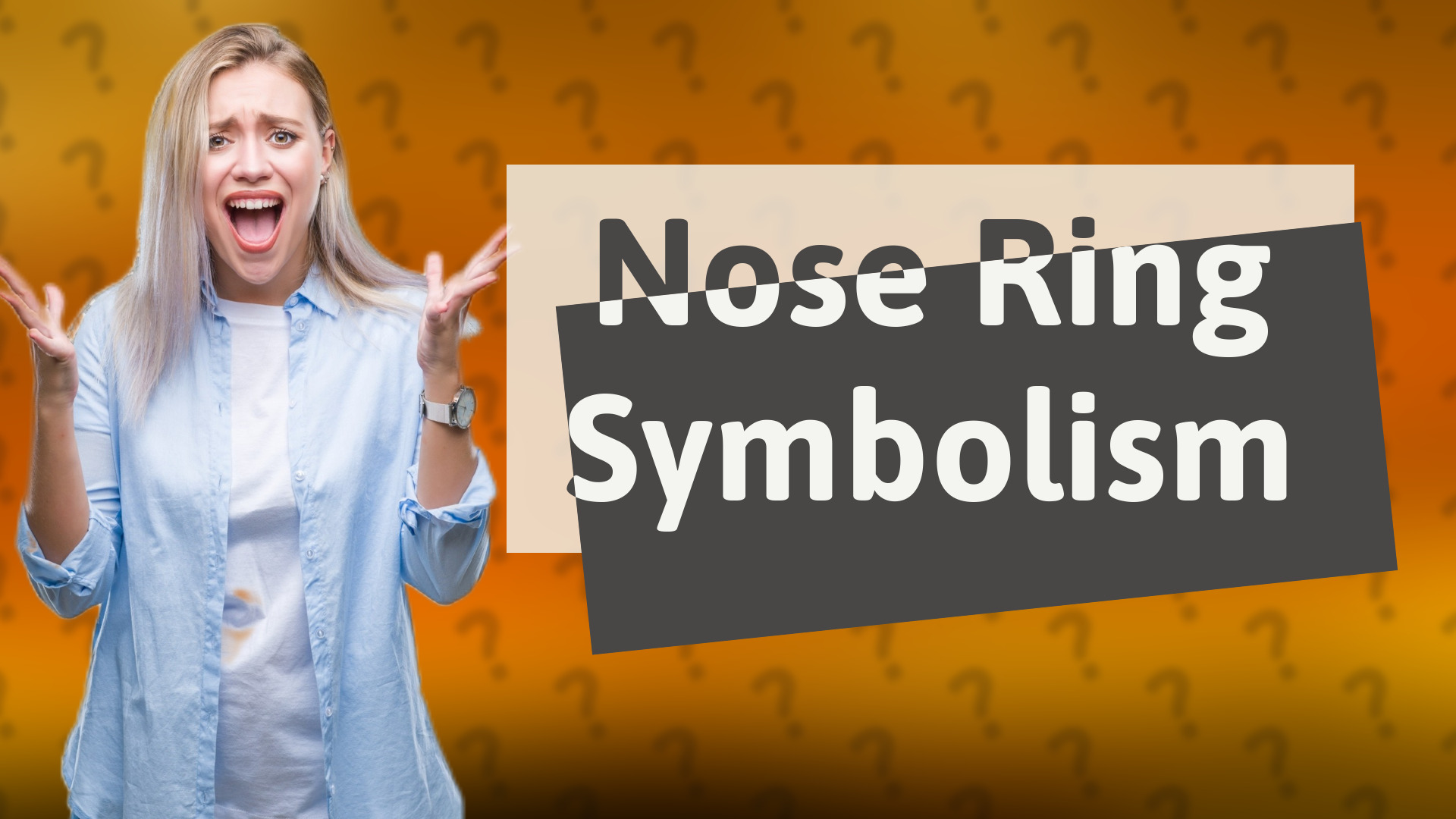 Nose Ring Symbolism