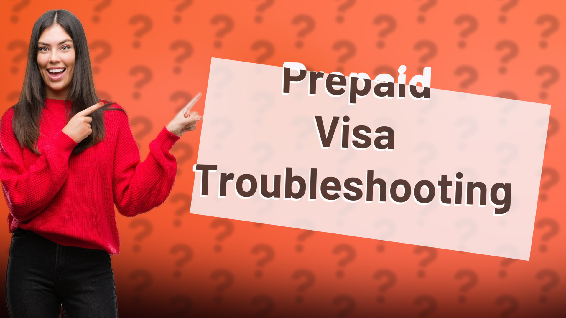Prepaid Visa Troubleshooting