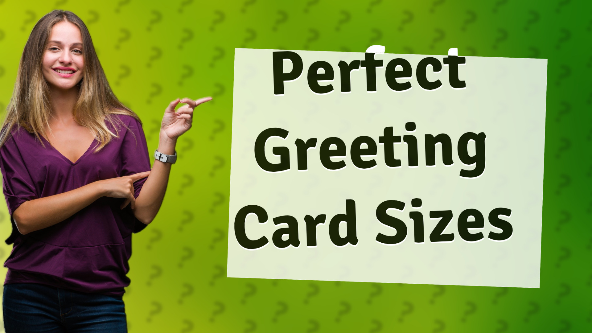 Perfect Greeting Card Sizes