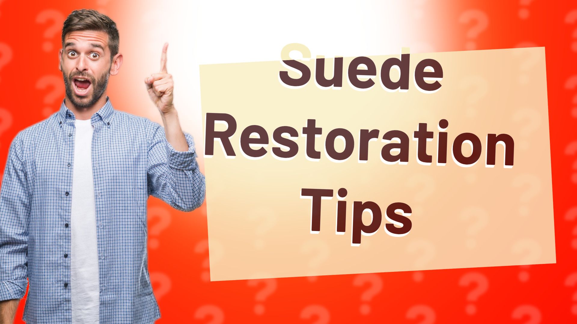 Suede Restoration Tips