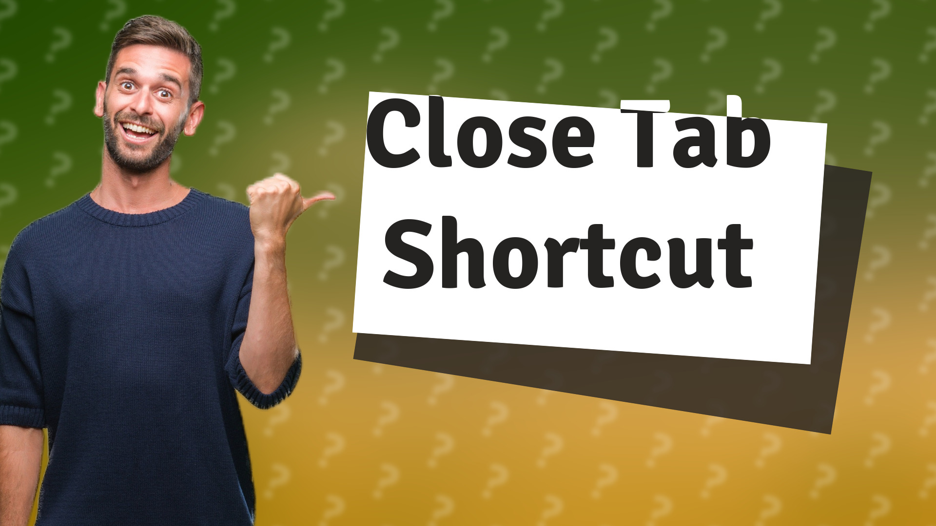 Close Tab Shortcut