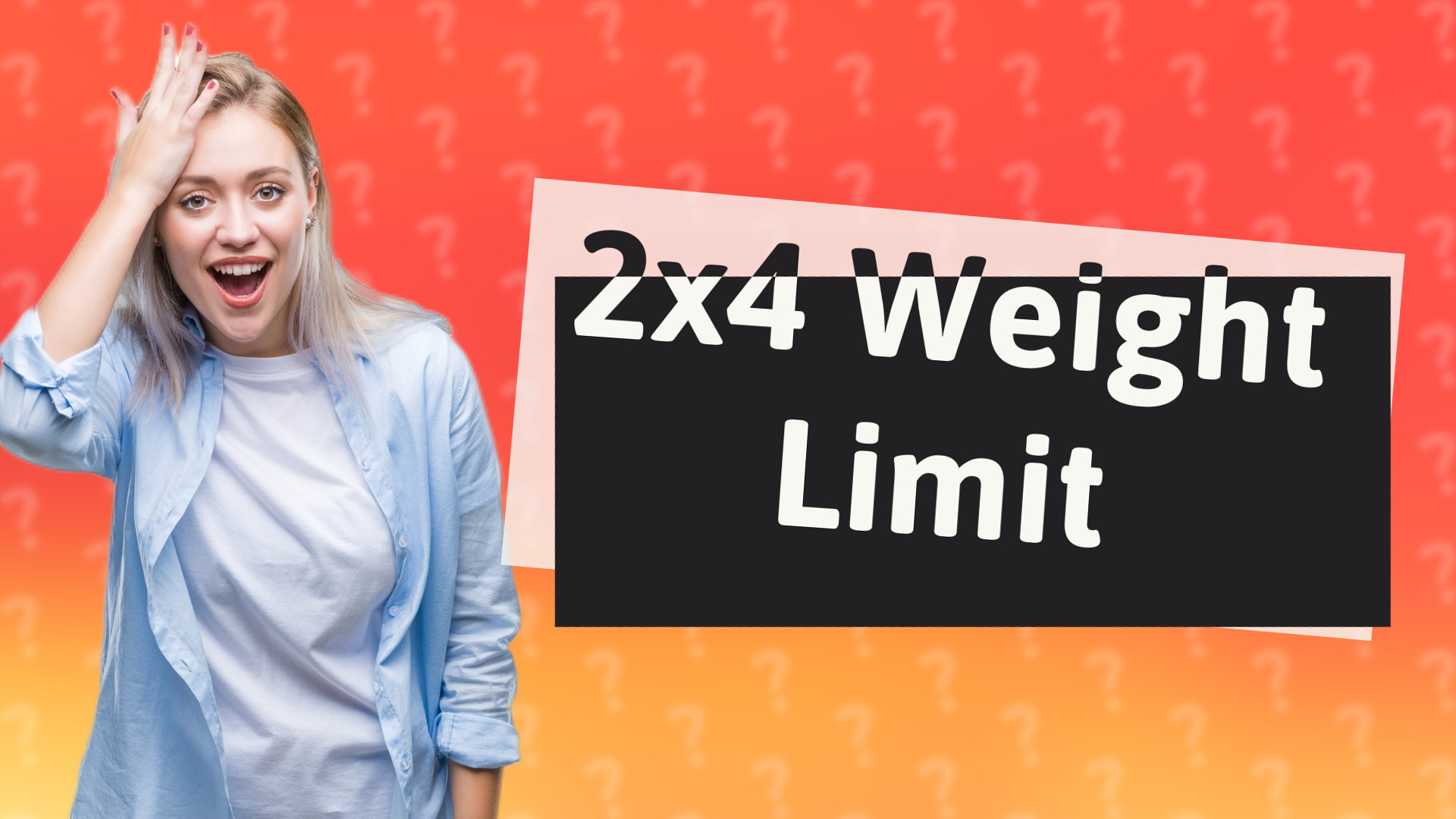 2x4 Weight Limit