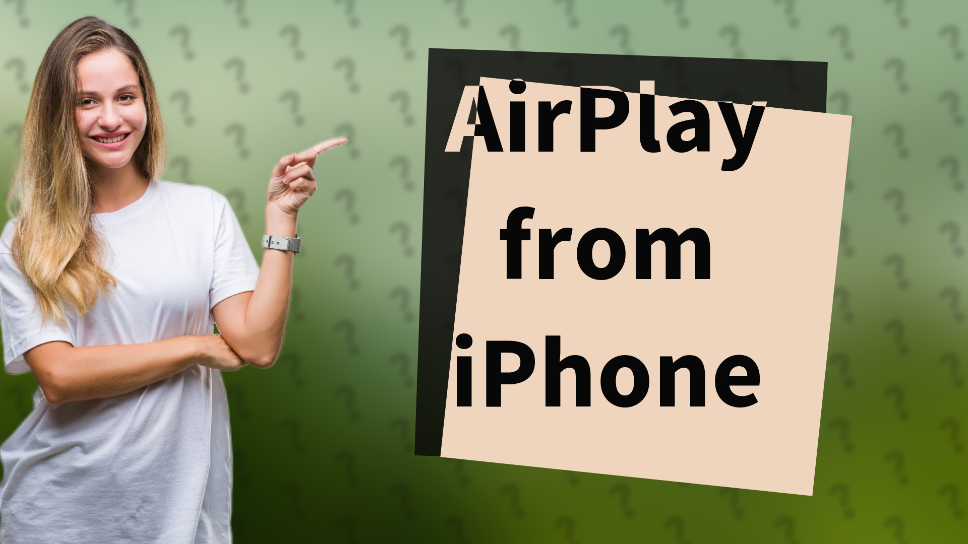 AirPlay from iPhone