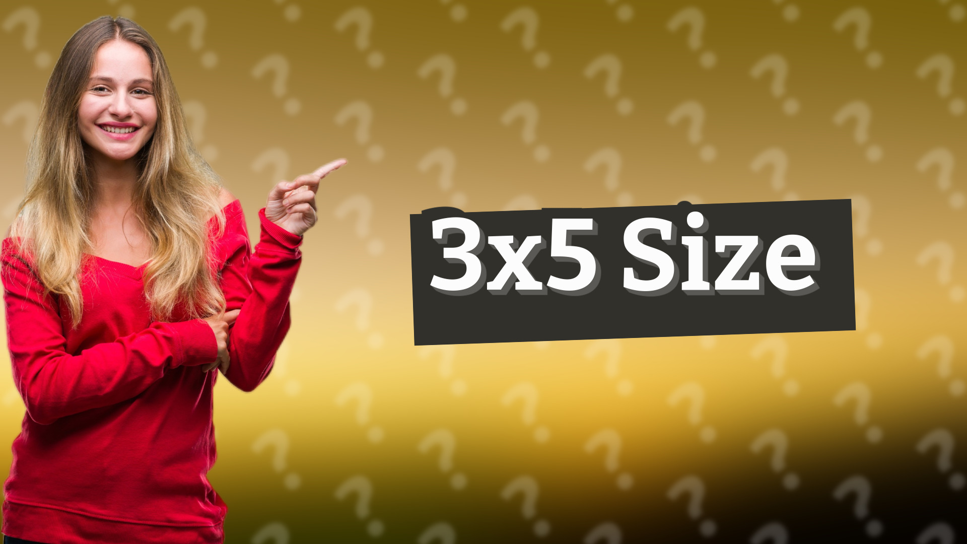 3x5 Size