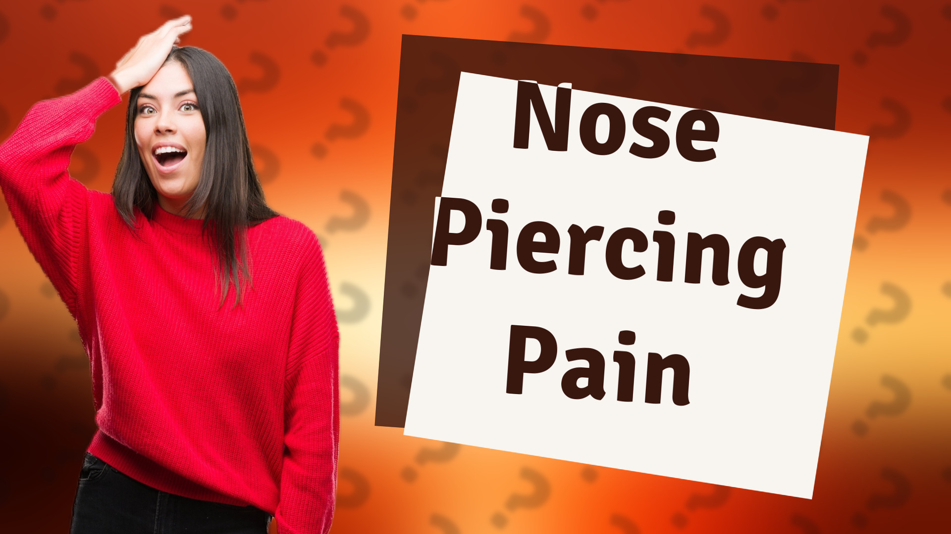 Nose Piercing Pain