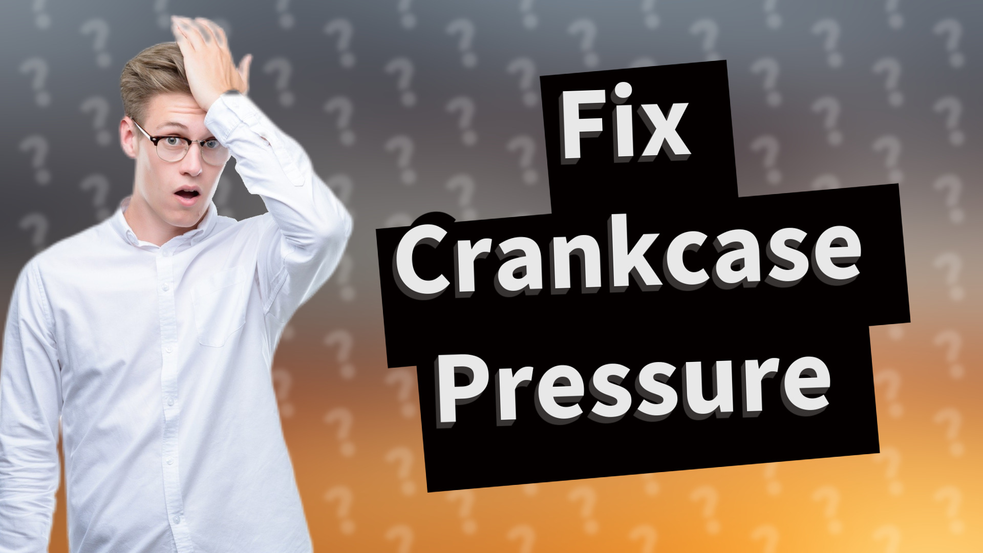 Fix Crankcase Pressure