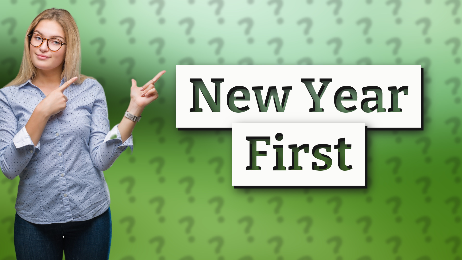New Year First