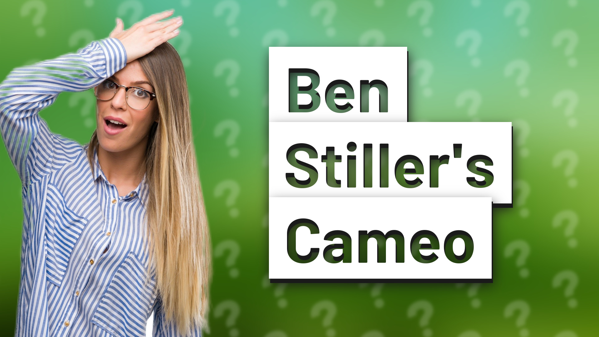 Ben Stiller's Cameo