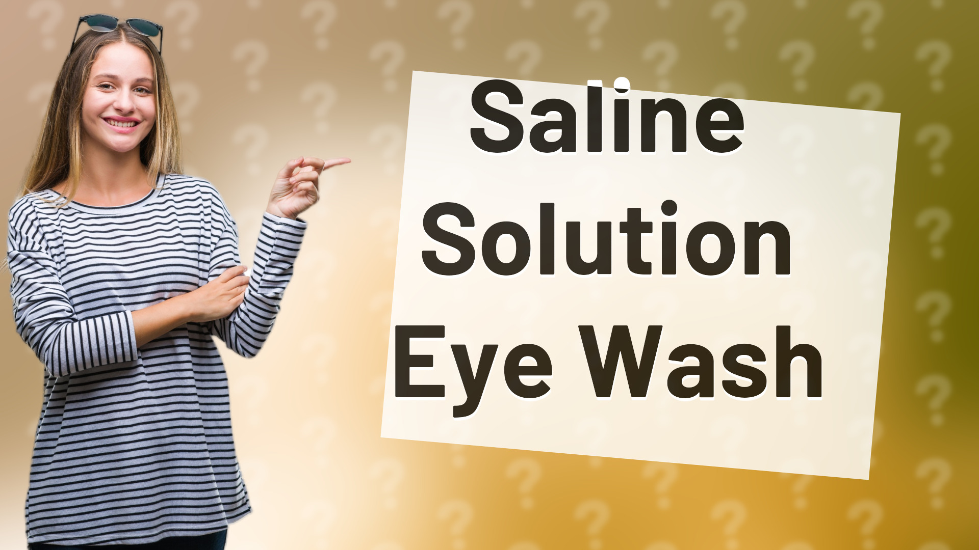 Saline Solution Eye Wash