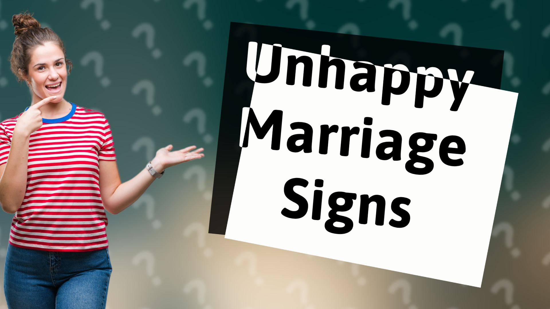 Unhappy Marriage Signs