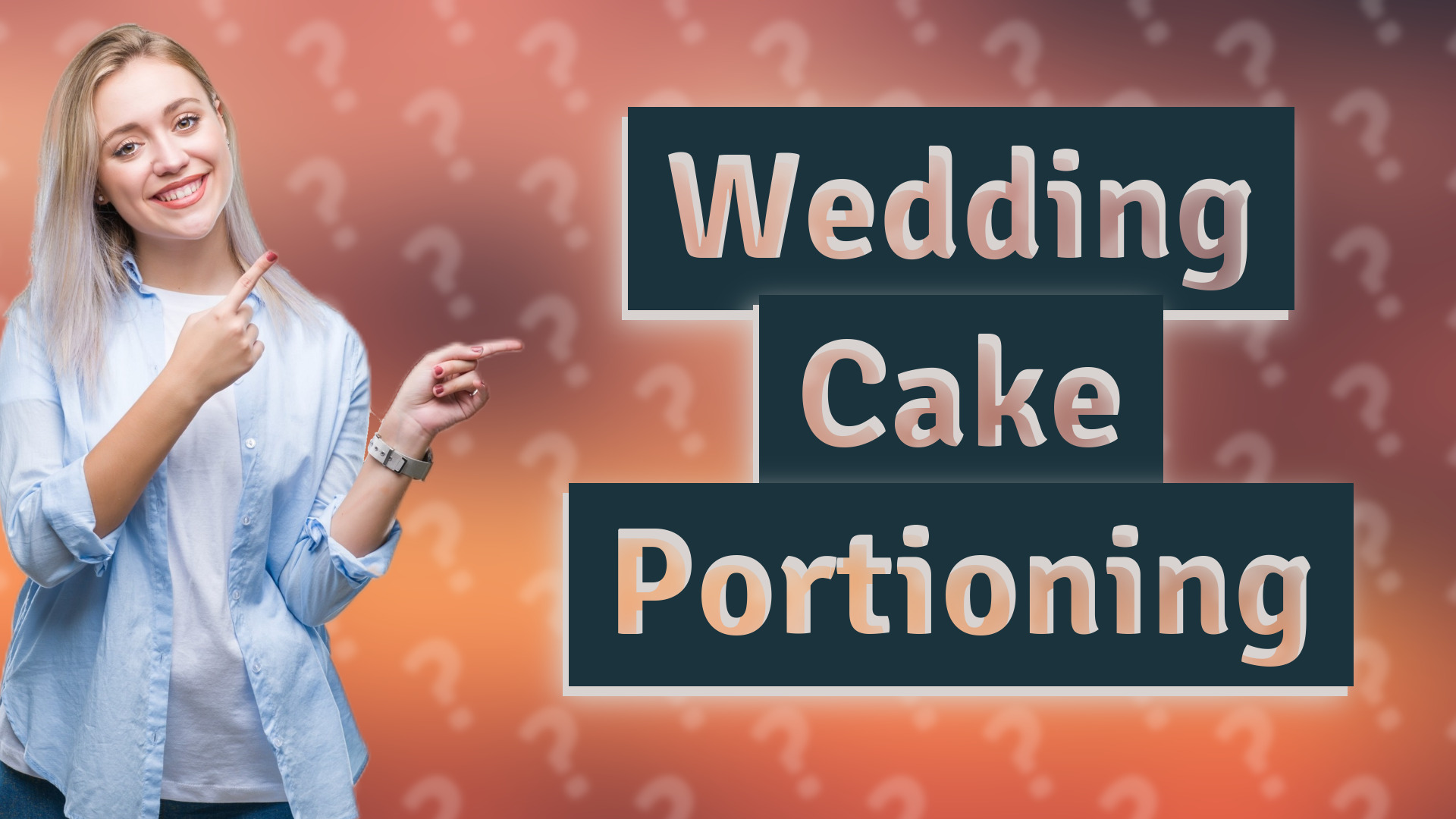 Wedding Cake Portioning