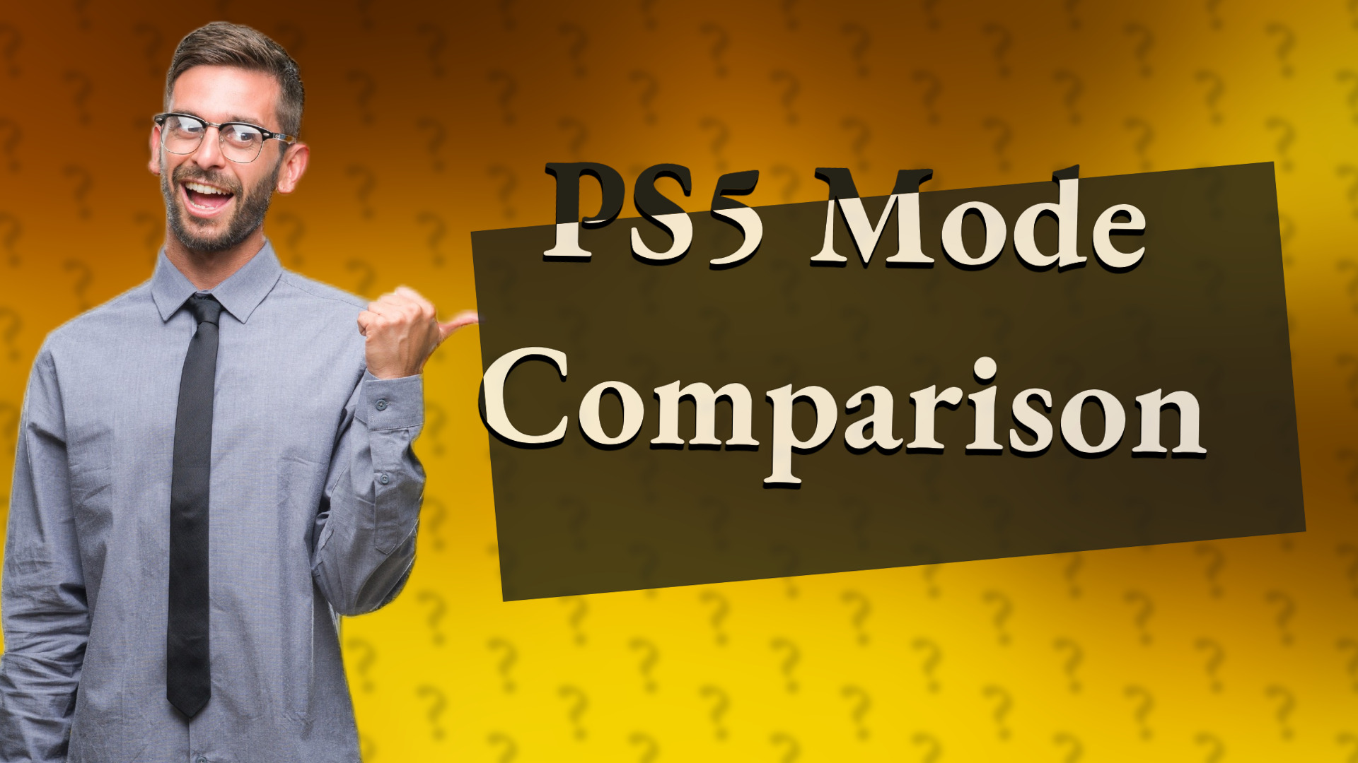 PS5 Mode Comparison