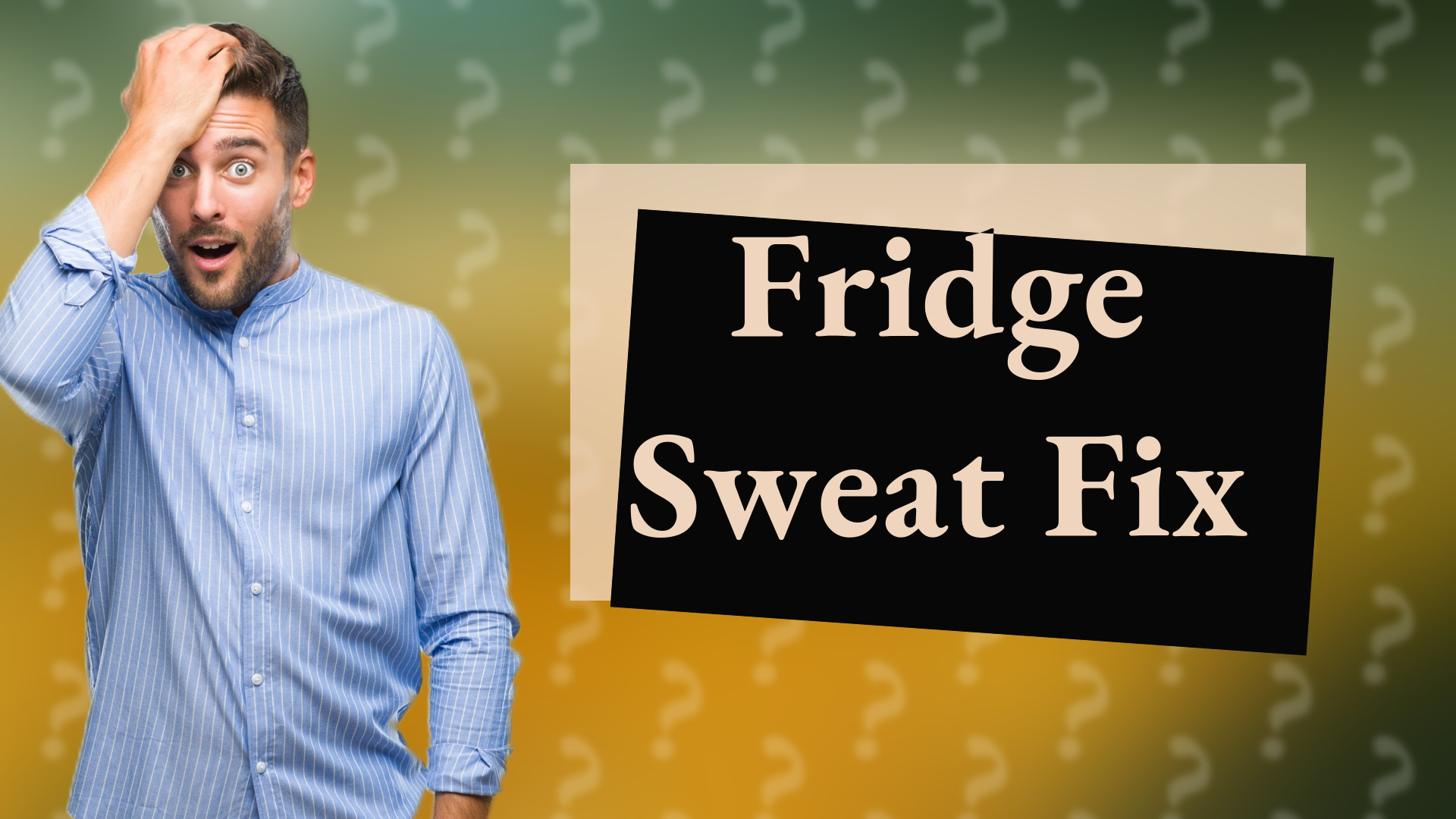 Fridge Sweat Fix