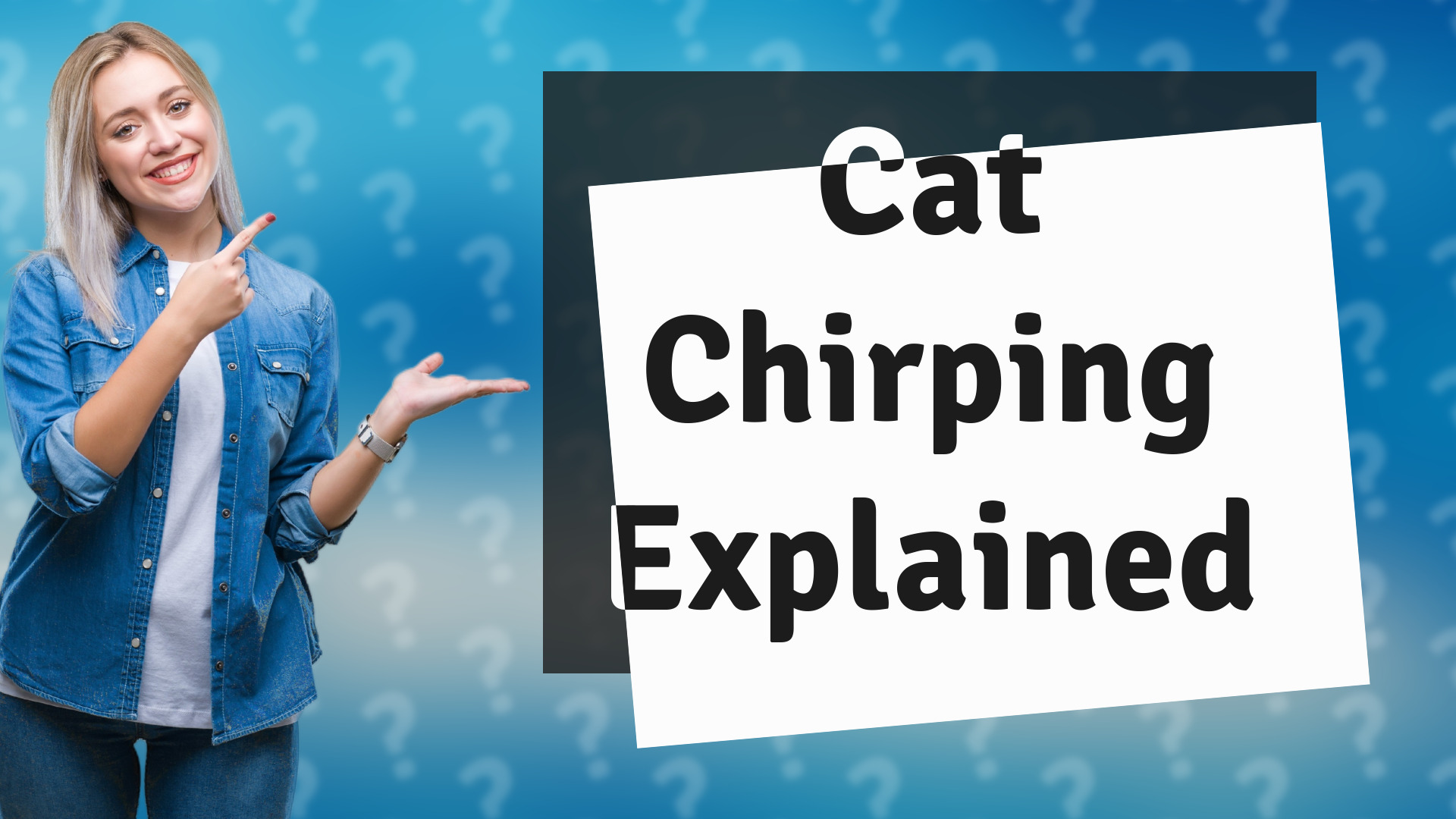 Cat Chirping Explained