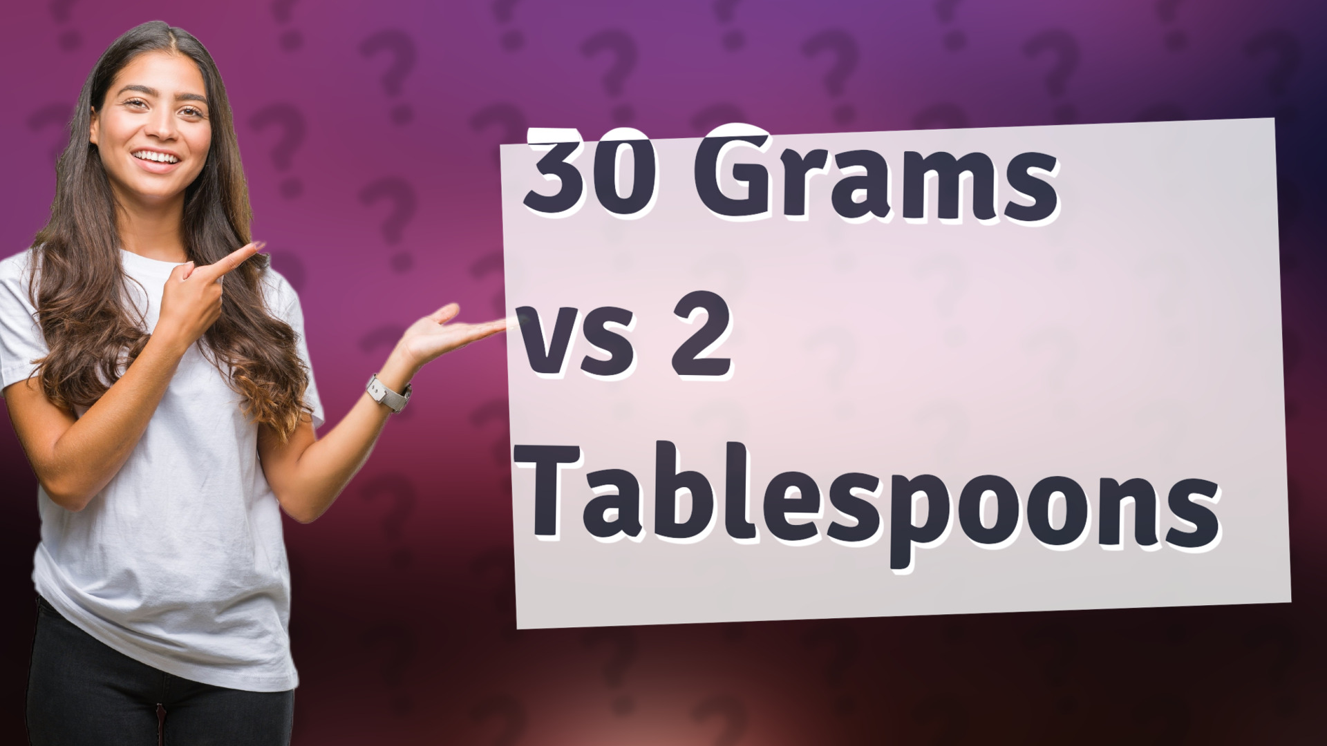 30 Grams vs 2 Tablespoons