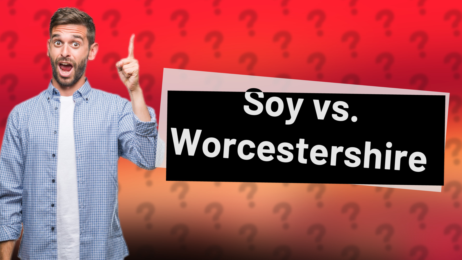 Soy vs. Worcestershire