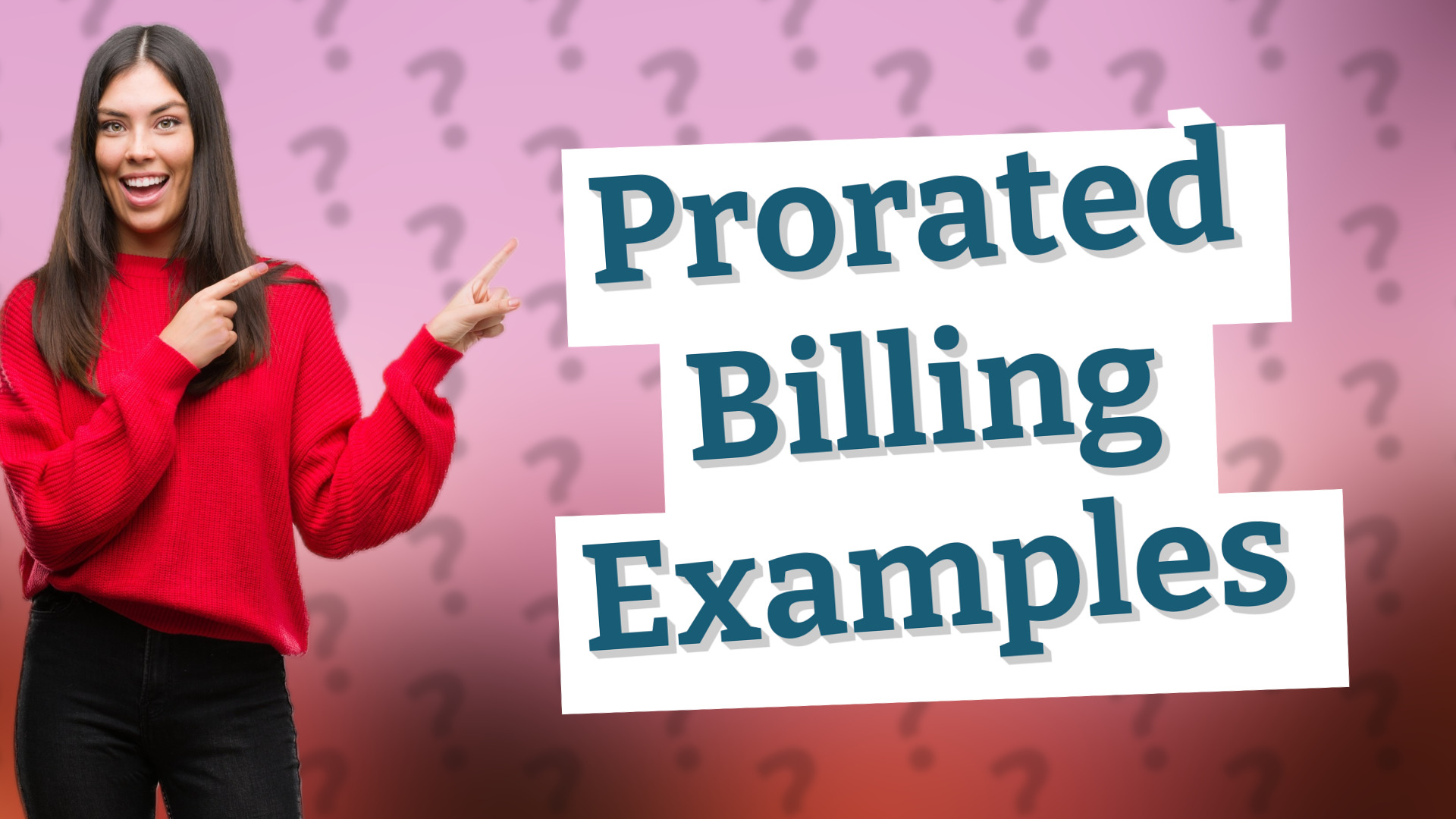 Prorated Billing Examples