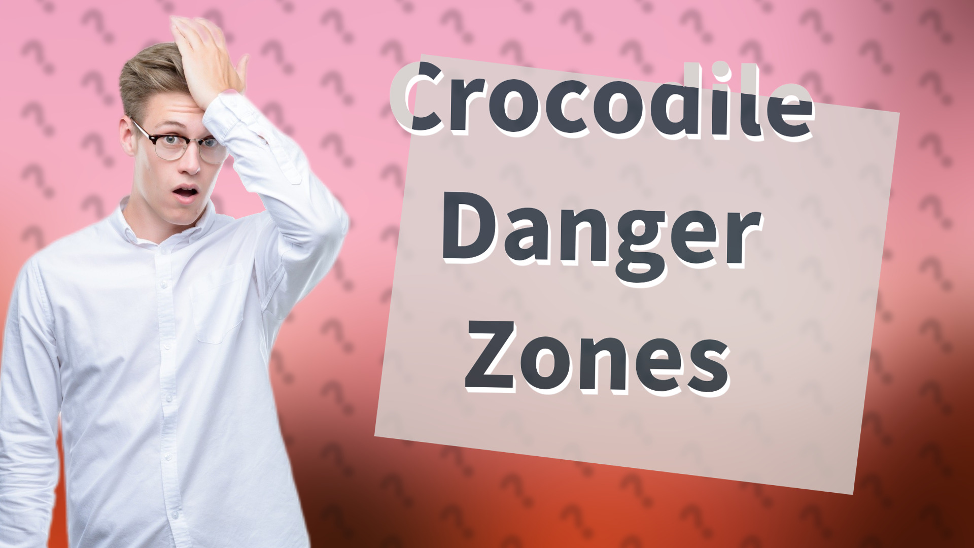 Crocodile Danger Zones