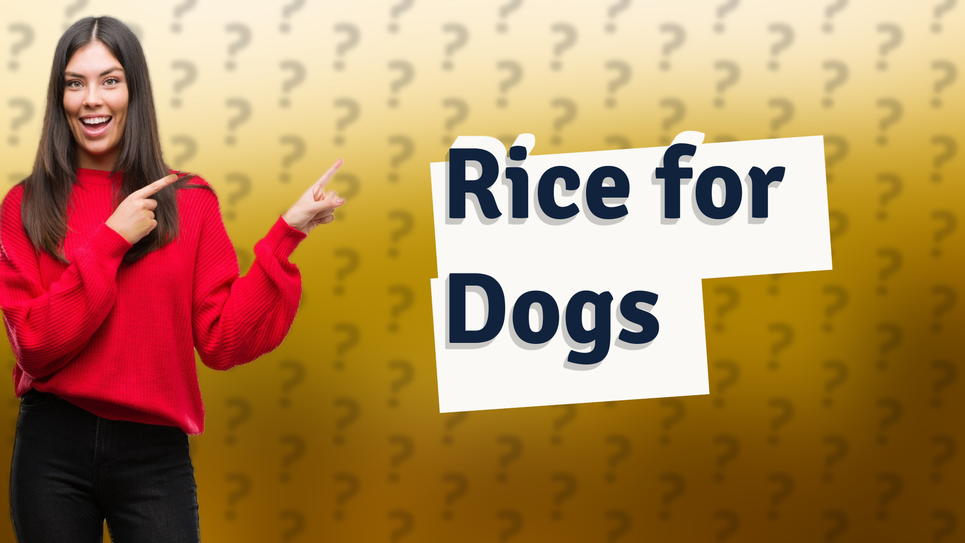 Rice for Dogs