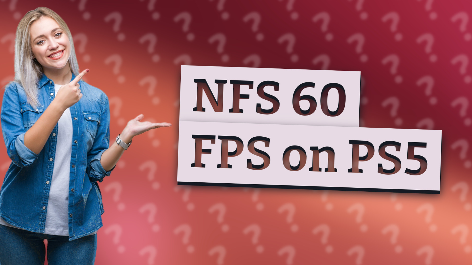 NFS 60 FPS on PS5