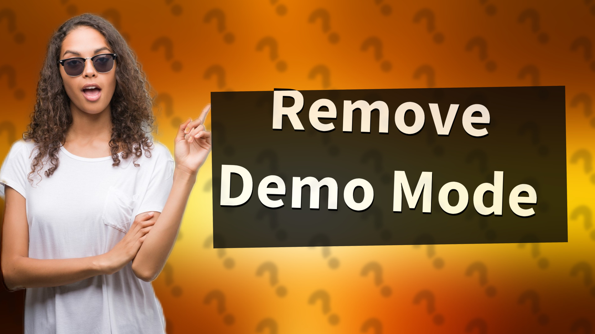 Remove Demo Mode