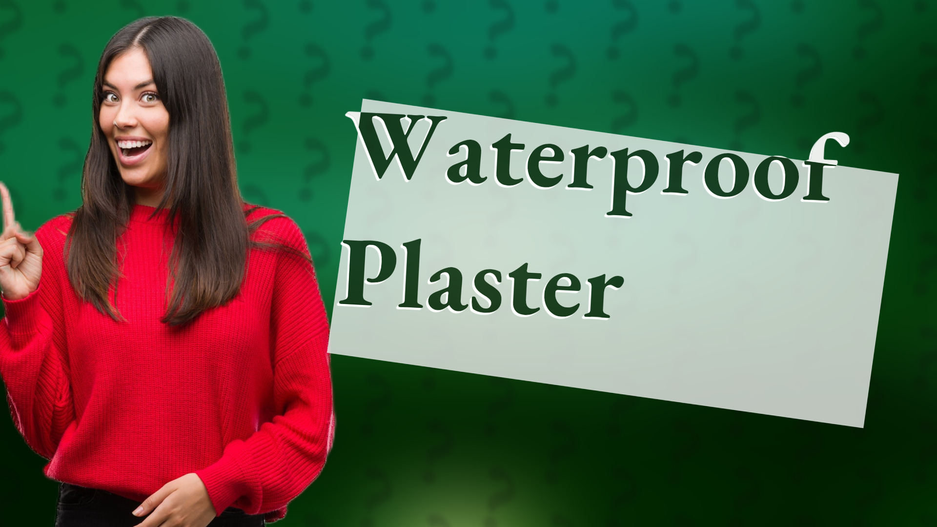 Waterproof Plaster