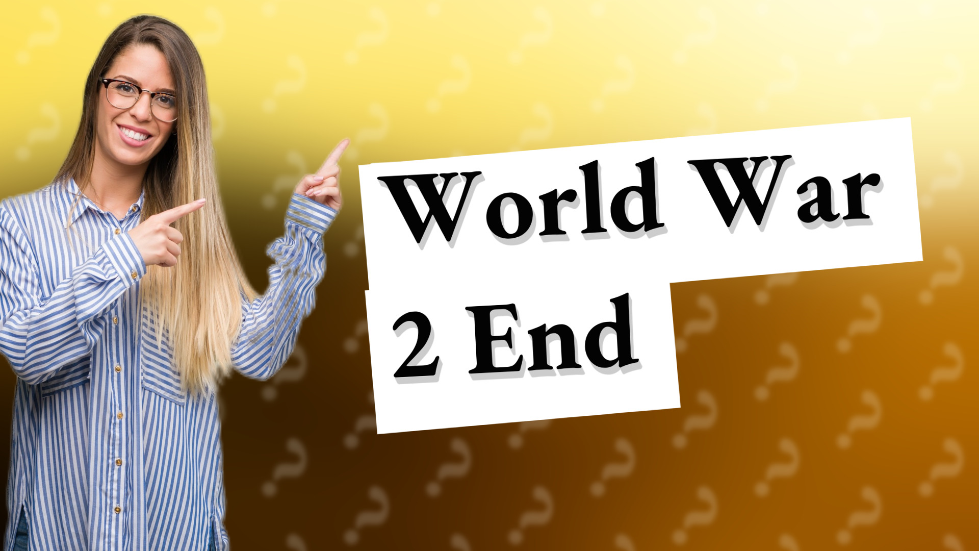 World War 2 End