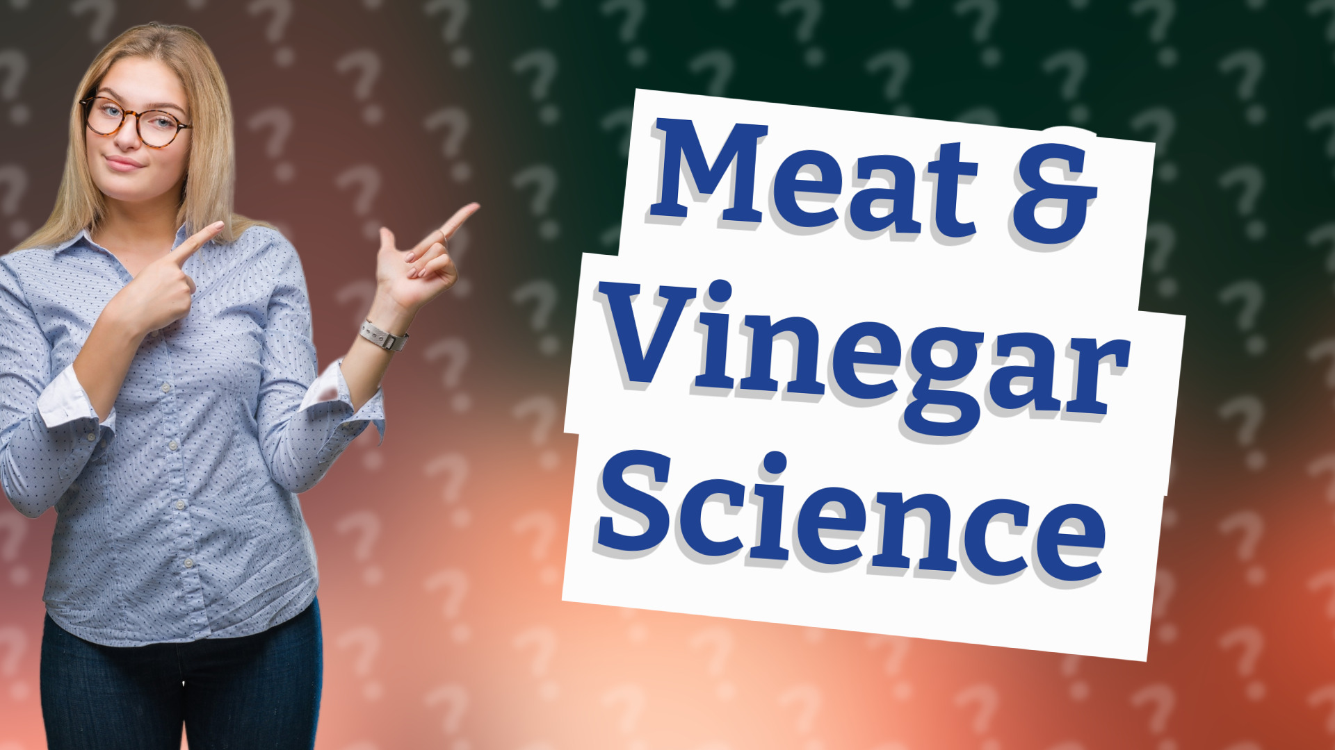 Meat & Vinegar Science