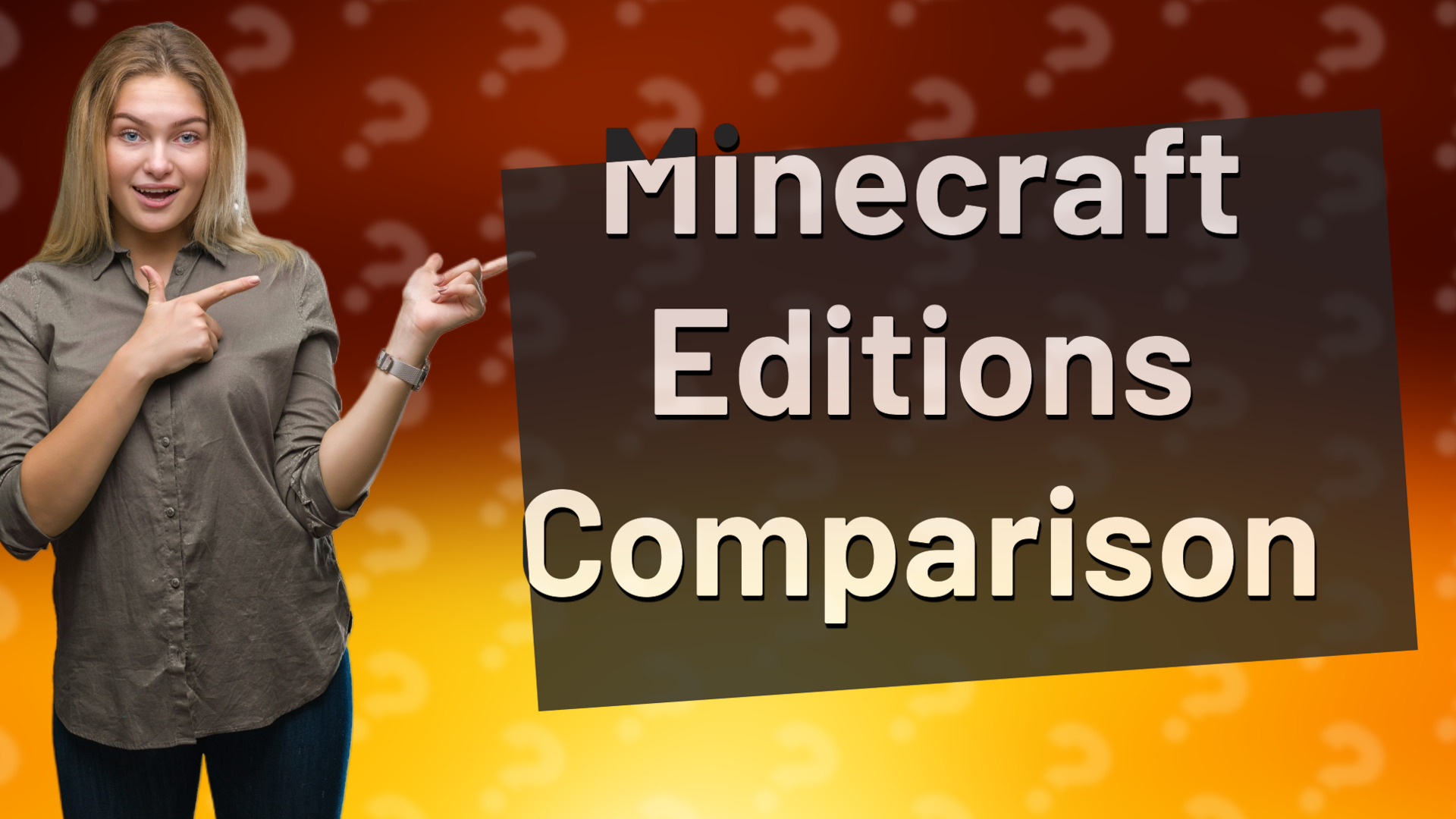 Minecraft Editions Comparison