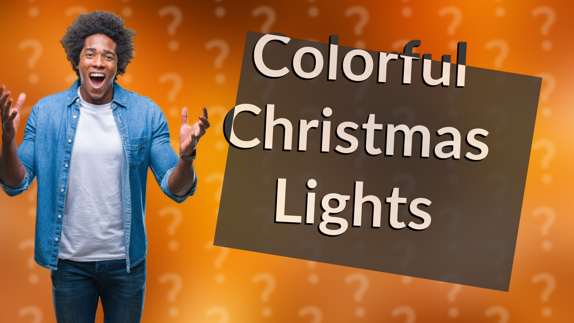 Colorful Christmas Lights