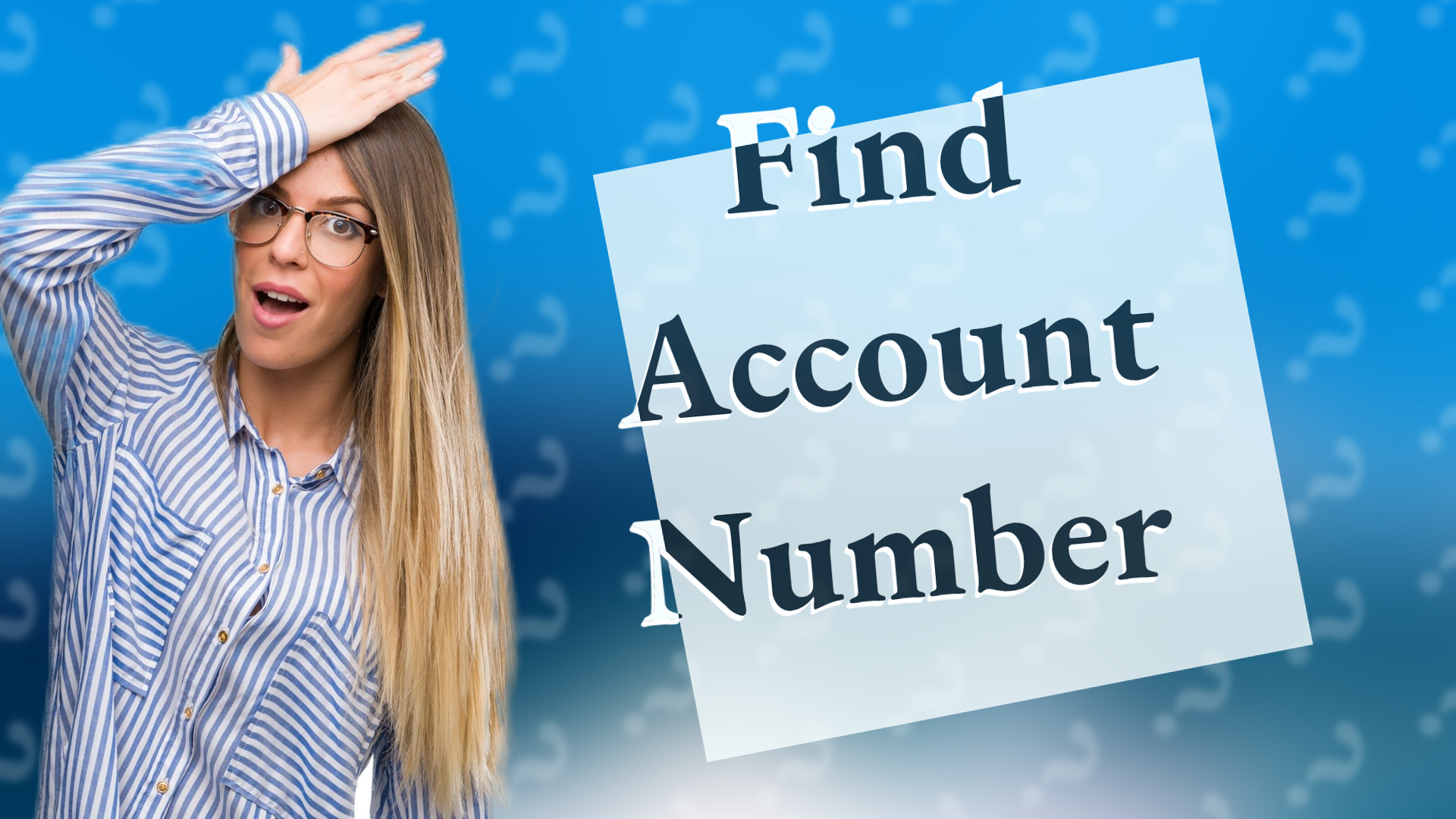 Find Account Number