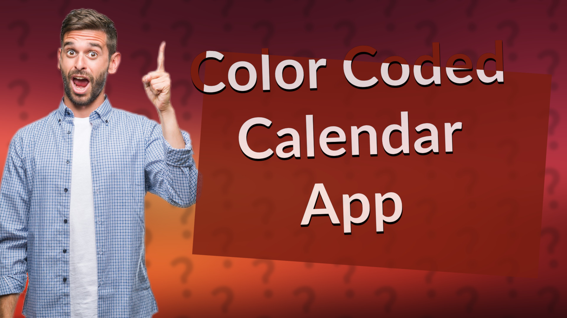 Color Coded Calendar App